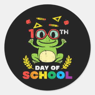 Adesivo Dia Do Sapo Escolar 100 Dias Mais Inteligentes Cri