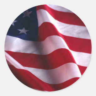 Adesivo Dia do Veterano Obrigado, Bandeira Patriótica Ame