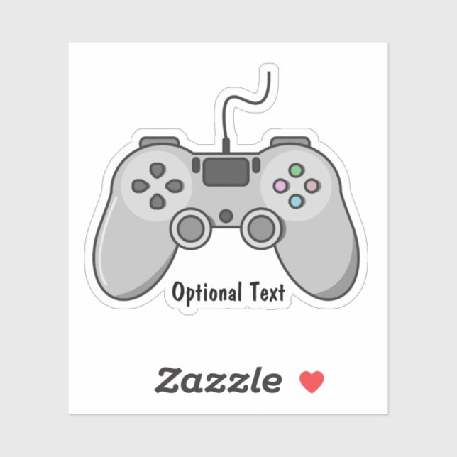 Adesivo Dia do video games (Folha)