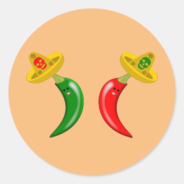 Adesivo Dia dos Mortos do Chile Mexicano (Frente)