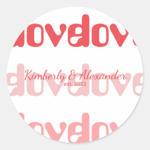 Adesivo Dia dos Namorados Casal Personalizado