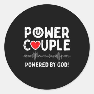 Adesivo Dia dos Namorados Casal Poderoso Deus Cristão Home