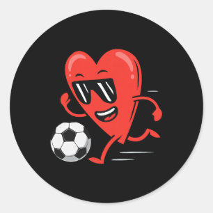 Adesivo Dia dos Namorados Coração Futebol Meninos Homens E