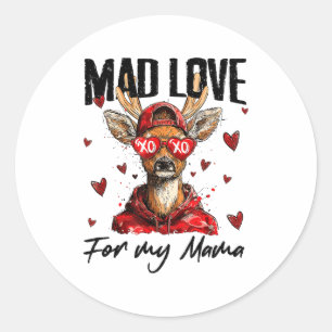 Adesivo Dia dos Namorados Engraçado Amor Louco Para Minha 