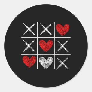 Adesivo Dia dos Namorados Jogo da Velha Xo-xo Presente eng