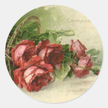 Dia dos Namorados Vintage Amor, Rosas Vermelhas Ca