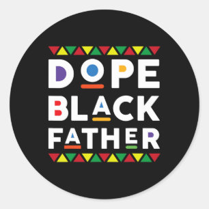 Adesivo Dia dos Pais Negros Afro-Americanos Africanos Drog