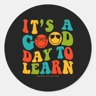 Adesivo Dia dos Professores É Um Bom Dia Aprender Gr