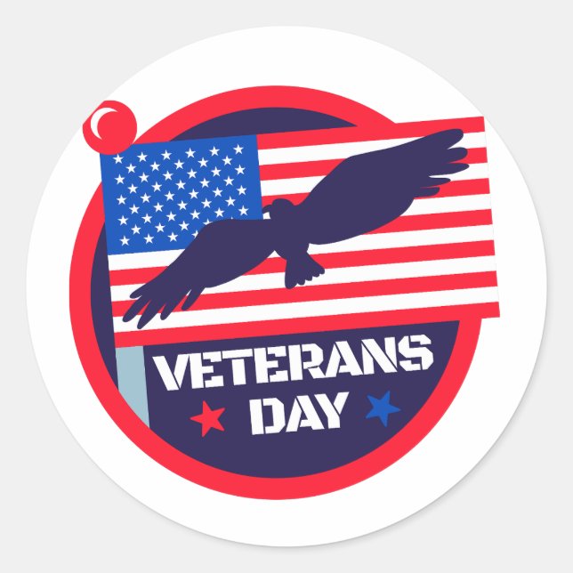 Adesivo Dia dos Veteranos (Frente)