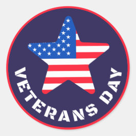 Adesivo Dia dos Veteranos
