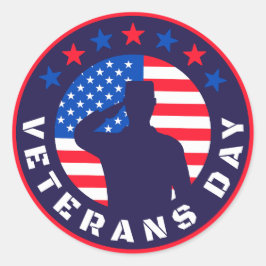 Adesivo Dia dos Veteranos