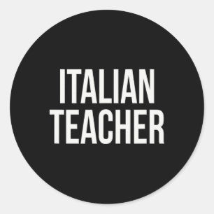 Adesivo Dia e Semana de Apreciação do Professor de Italian
