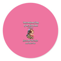 Dia Internacional da Garota. Divirta-se