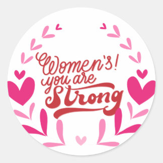 Adesivo Dia Internacional da Mulher