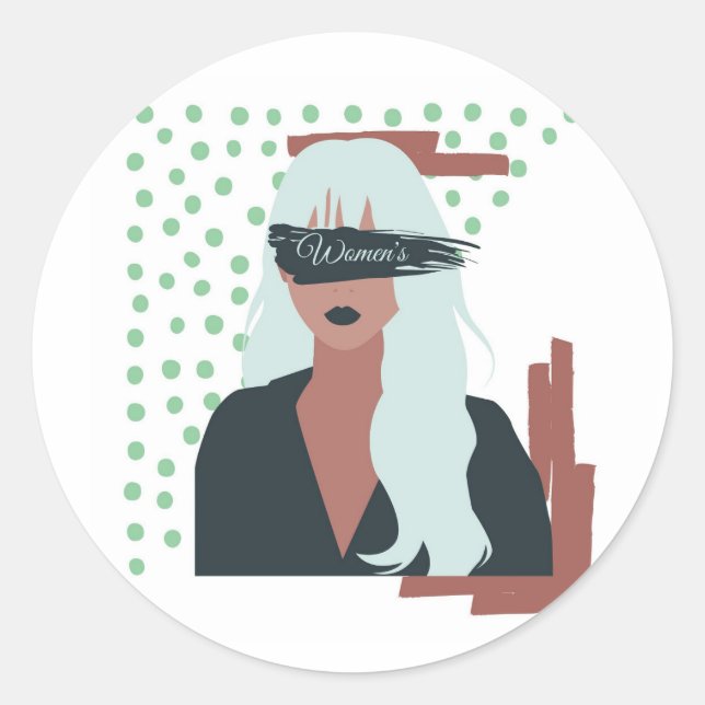 Adesivo Dia Internacional da Mulher (Frente)