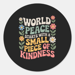 Adesivo Dia Internacional da Paz Inspirando o Dia Mundial