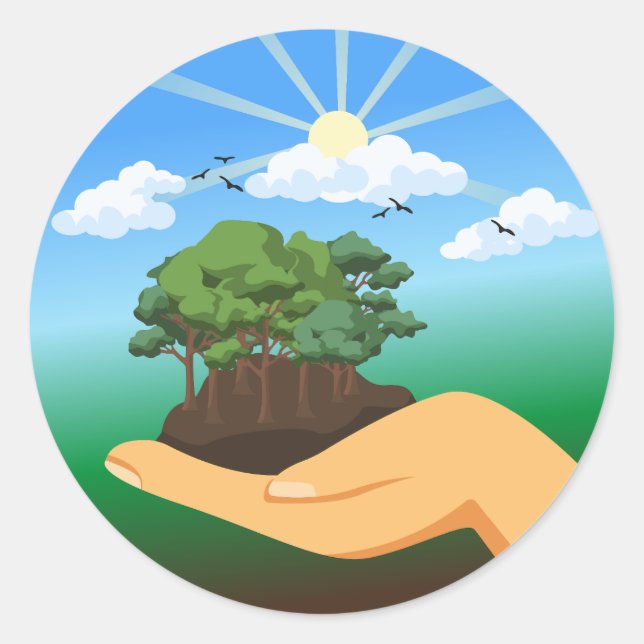 Adesivo Dia Internacional da Terra (Frente)