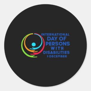 Adesivo Dia Internacional das Pessoas com Deficiência 2