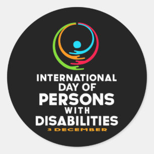 Adesivo Dia Internacional das Pessoas com Deficiência 3