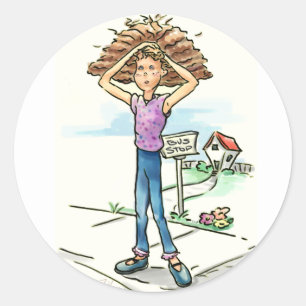 Adesivo Dia mau do cabelo