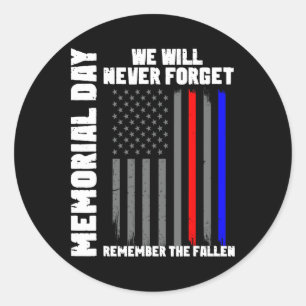 Adesivo Dia Memorial Nunca Nos Esqueceremos De Lembrar O F