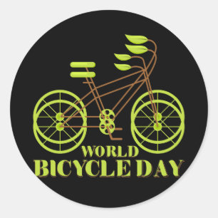Adesivo Dia Mundial da Bicicleta