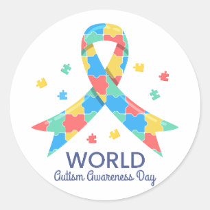 Adesivo Dia Mundial da Consciência do Autismo