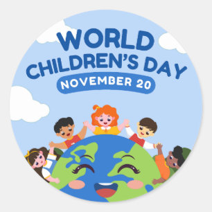 Adesivo Dia Mundial da Criança 20 de novembro