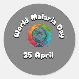 Adesivo Dia Mundial da Malária