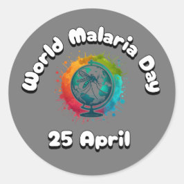Adesivo Dia Mundial da Malária