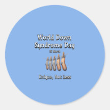 Dia Mundial da Síndrome de Baixo. Exclusivo não me