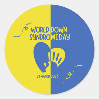 Adesivo Dia Mundial da Síndrome de Down