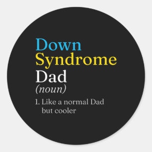 Adesivo Dia Mundial da Síndrome de Down para combater idei