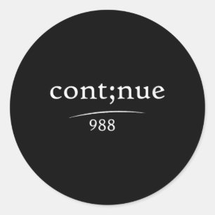 Adesivo Dia Mundial de Sensibilização para a Prevenção do 