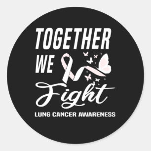 Adesivo Dia Mundial do Cancer do Cancer do Pulmão de Sens