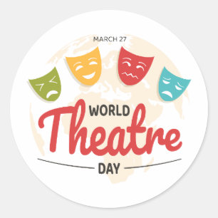 Adesivo Dia Mundial do Teatro