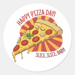 Adesivo Dia Nacional da Pizza
