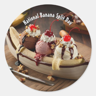 Adesivo Dia Nacional de Divisão da Banana