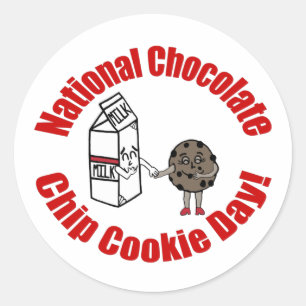 Adesivo Dia Nacional do Chip Cookie!