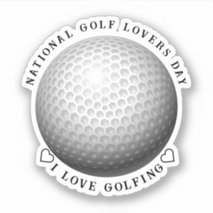 Adesivo Dia Nacional do Golfe Esportes