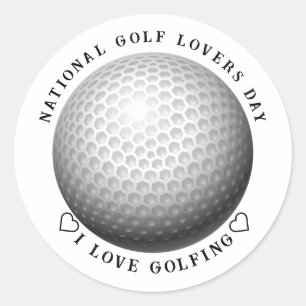 Adesivo Dia Nacional do Golfe Esportes