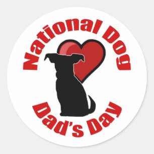 Adesivo Dia Nacional do Pai de Cães