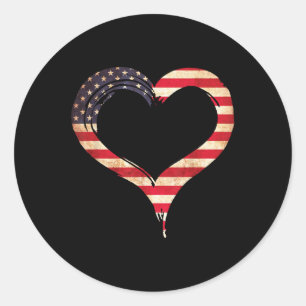 Adesivo Dia Patriótico Americano de Memorial Patriótico Am