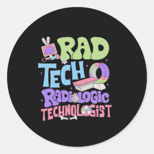Adesivo Dia Personalizado de Páscoa Radiológica