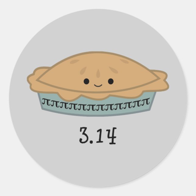 Adesivo Dia Pi Fofo 3.14 (Frente)