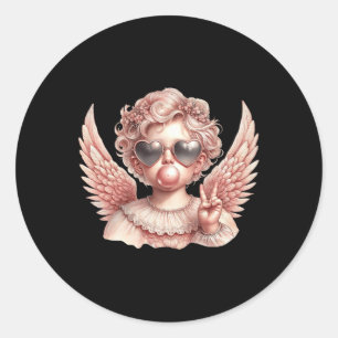 Adesivo Dia Valentino do Namorados de Cupido Retroativo