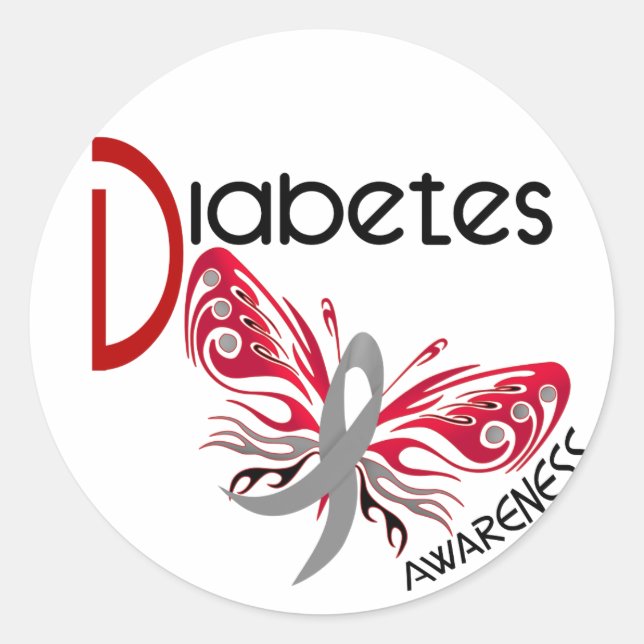 Adesivo Diabetes BUTTERFLY 3 (Frente)