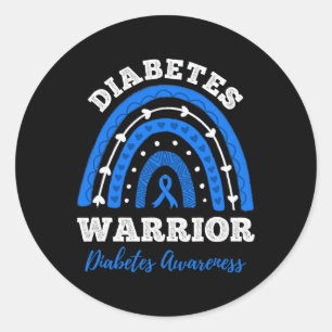Adesivo Diabetes Guerreiro Azul Fita T1d Tipo 1 Diabetes A
