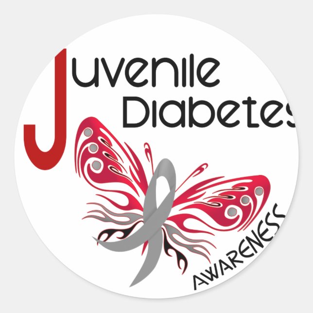 Adesivo Diabetes Juvenis BUTERFLY 3 (Frente)