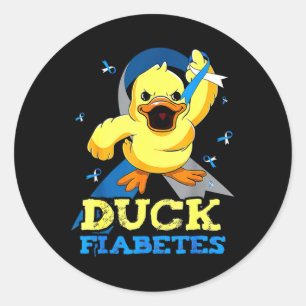 Adesivo Diabetes Sensibiliza Pato Fíabetes Para Mulheres